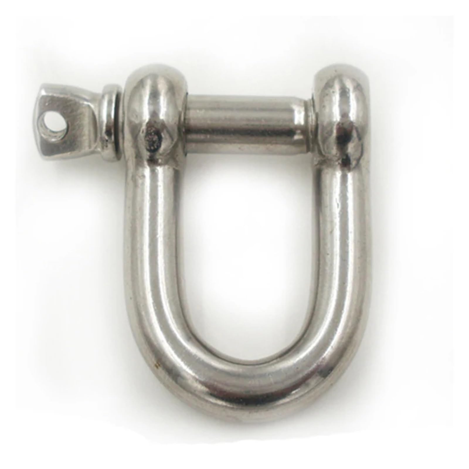 HSMQUBDBX M4 M5 M6 304 Stainless Steel D Type Shackle U Type Steel Buckle Chain Buckle Marine Rigging Max Load 220kg 11MM