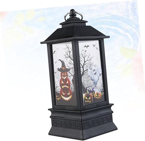 Miniatura 5 de BESTOYARD Decoración del hogar Decoración de Halloween Linterna decorativa Simulación Vela Llama lámpara fantasma Festival Fiesta Ornamento Calabaza