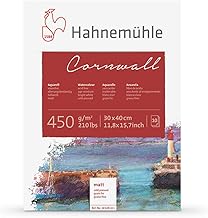 Aquarellblock Cornwall matt 450g/m², 30x40cm, 10Blatt