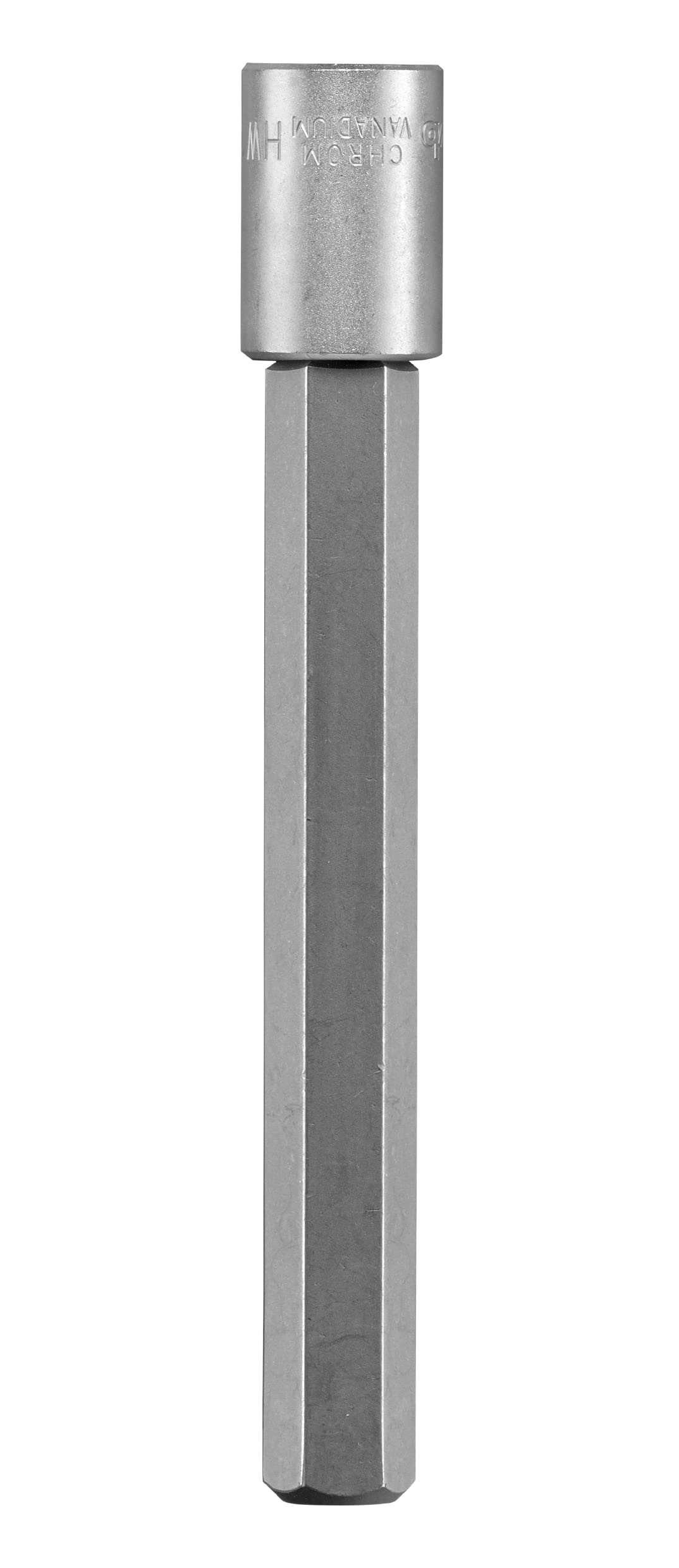 Kwb Langer Außensechskant-Steckschlüssel 6 Mm | Antrieb 3/8 Zoll, Länge 48 Mm | CV-Stahl, Matt Verchromt