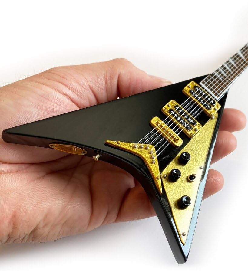 Amazon.com: Randy Rhoads Black Concorde V Mini Guitar