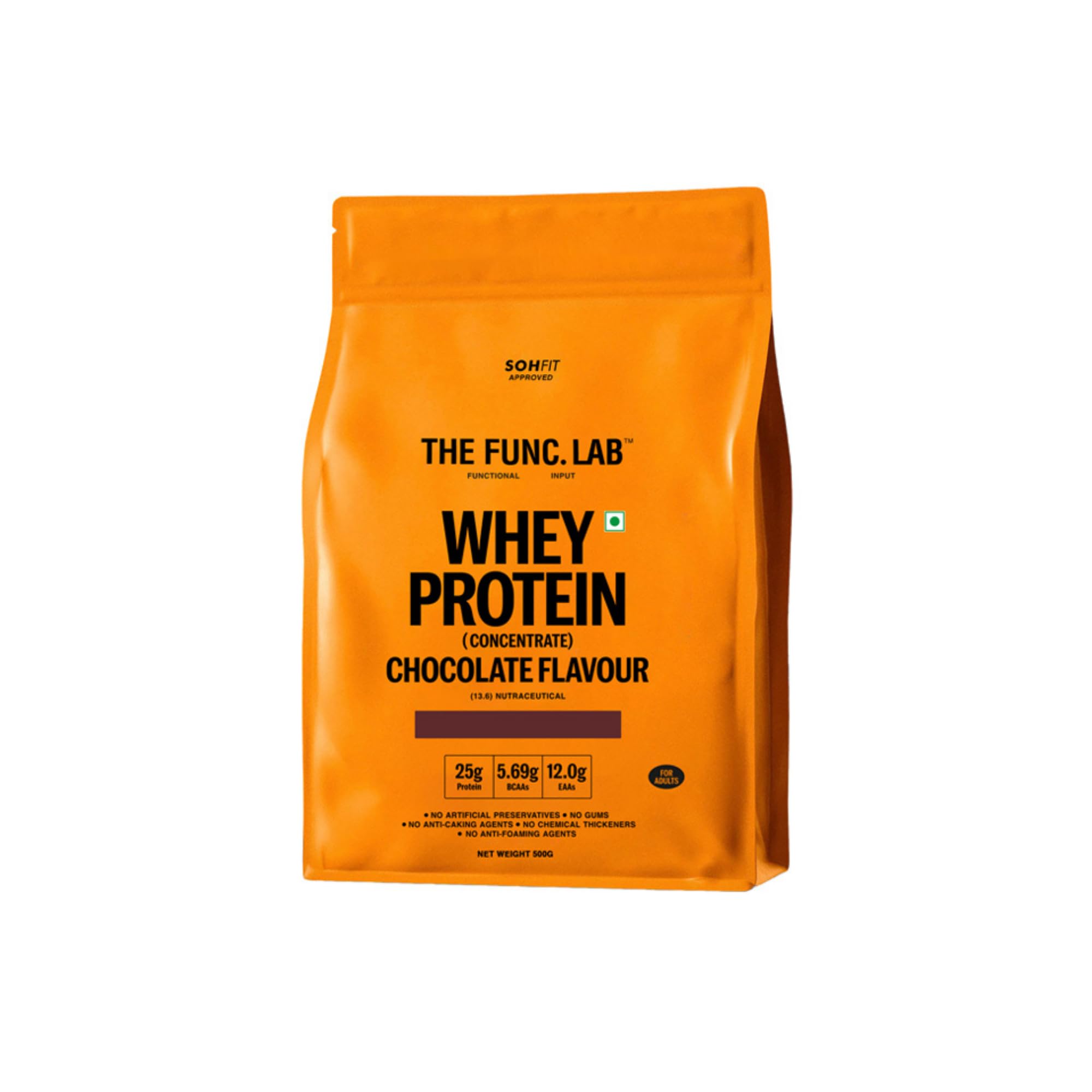 The Func. Lab Whey Protein Concentrate - Chocolate Flavour | 1 kg | Grass‑Fed, 25g Protein, 5.69g BCAA per Scoop | High Protein Supplement for Muscle Growth, Digestion and Absorption Support — Amazon image 9