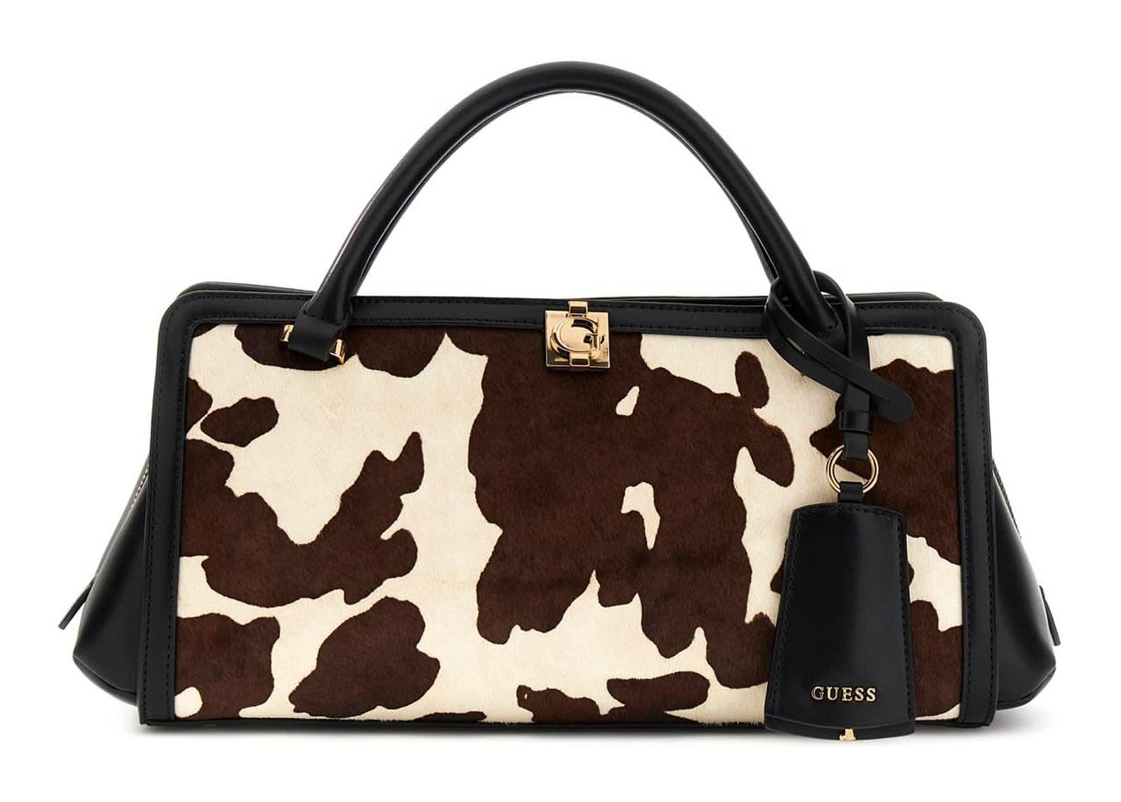 GUESS Cuero bolso bandolera bolso de hombro Audrey Girlfriend Satchel Cow multicolor