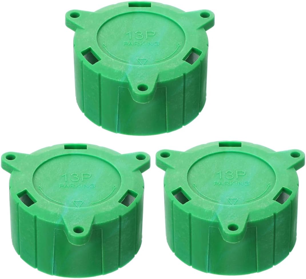 Mikinona 3pcs Pin Trailer Connector Protection Cap Durable Plug Holder for Trailer Hitches Dust Protection Compatible Pin Plugs