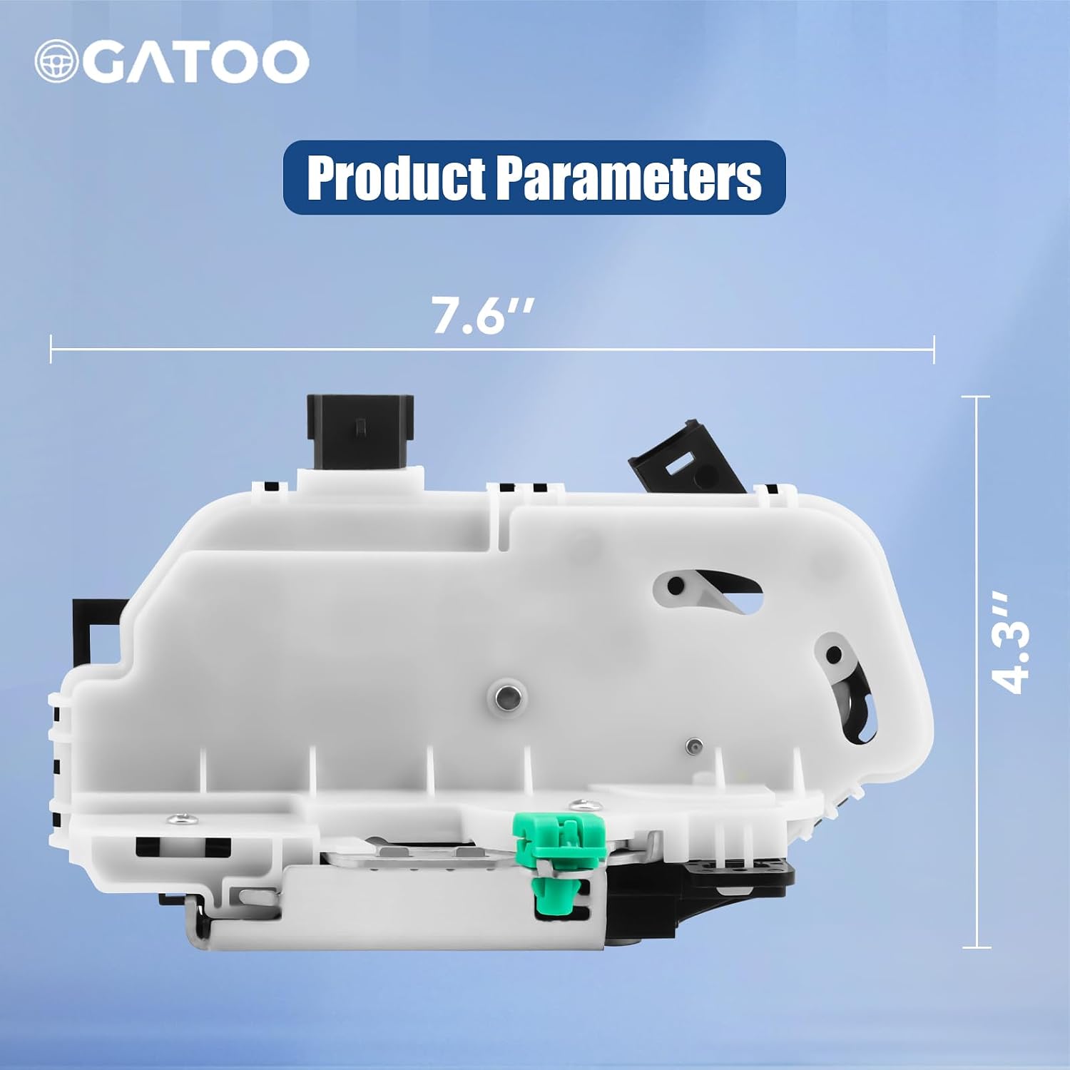 Front Passenger Right Side Door Lock Latch Actuator Fit for Ford F150 Mustang Lobo Lincoln Mark LT 2009 2010 2011 2012 2013 2014, Explorer 11-19, Taurus Police Interceptor 13-19, Replace 9L3Z5421812A