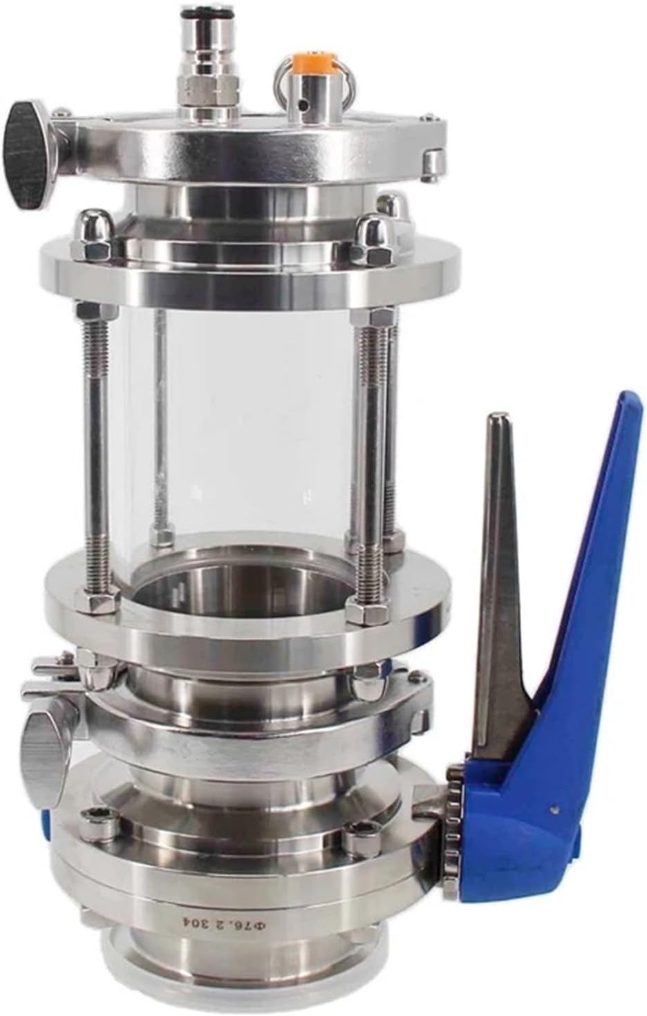 Oxygen Free Tri Clamp Dry Hopper Pro 3"TC Homebrew Fermenter Parts Fermenting under Pressure