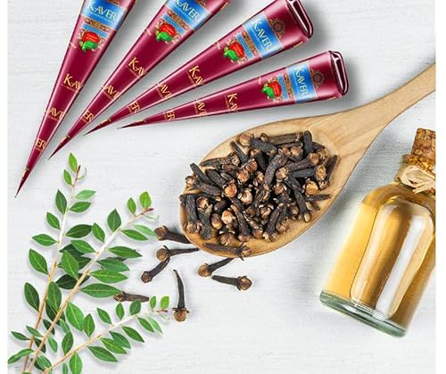 Vishstore 12 Pack 100% Natural Ready To Use Henna Paste Cones For Hair Color Dye #TOP2