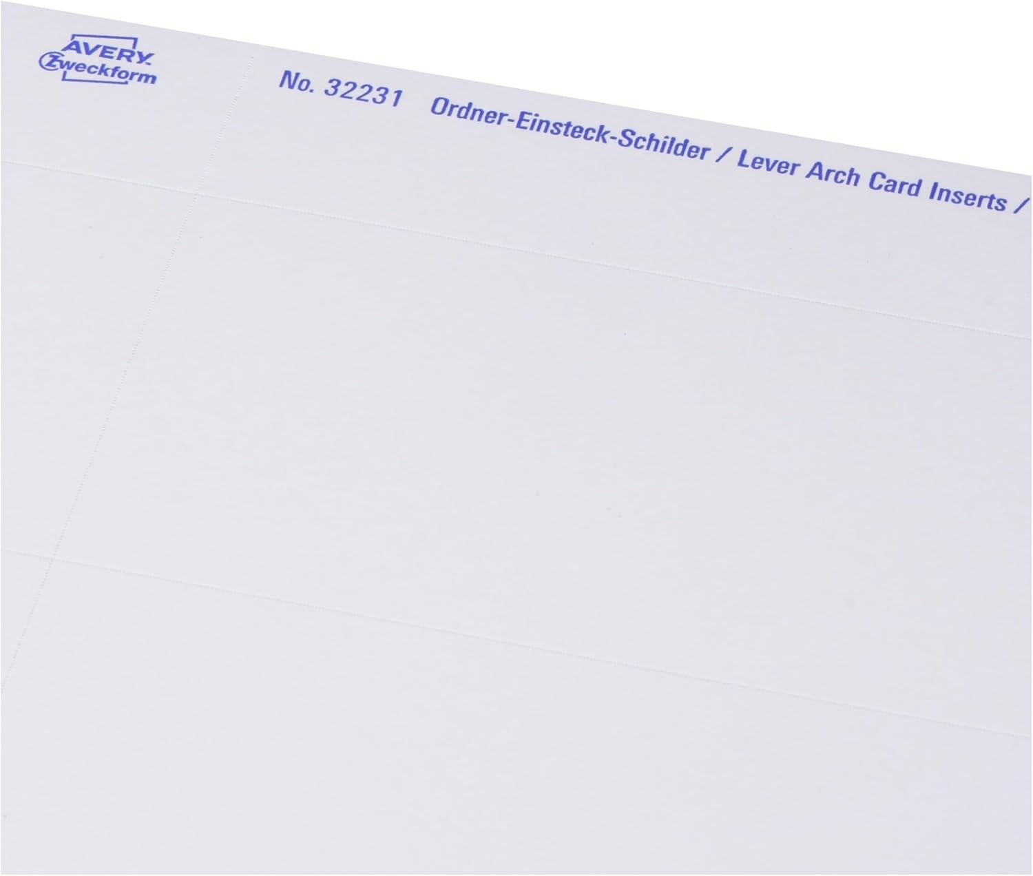 Avery Zweckform 32231 Folder Label, 50 x 146 mm, 125 Pieces