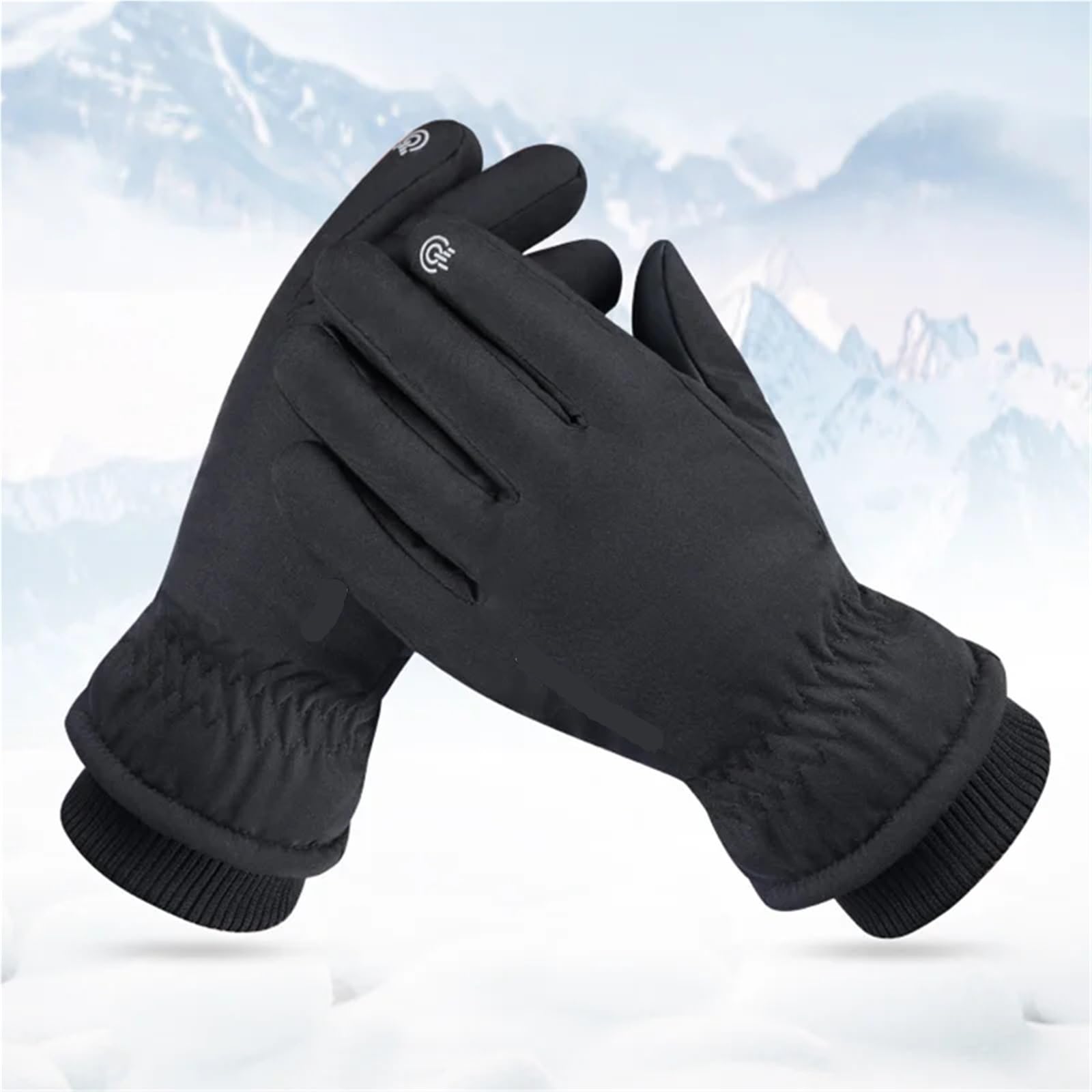 1 par de guantes invierno for escalada al aire libre, impermeables motocicleta hombre y mujer, térmicos ciclismo Snowboard Para MontañIsmo