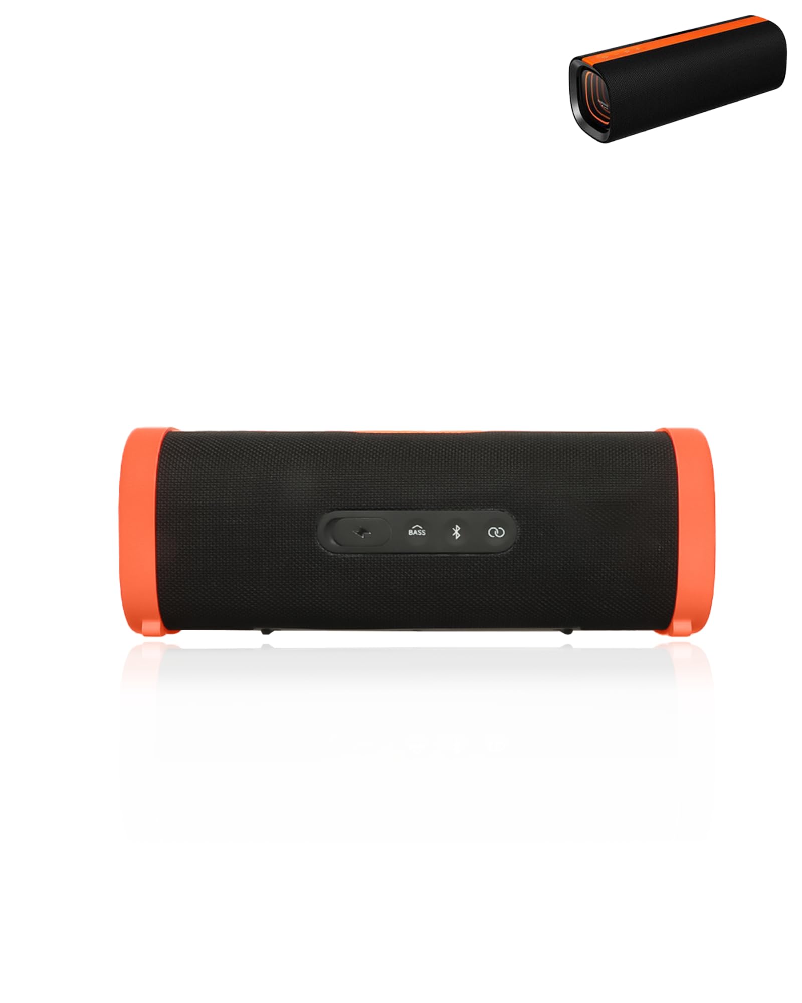 Etui ochronne do Xiaomi Sound Party Bluetooth Speaker, yystao silikonowe etui kompatybilne z Xiaomi Sound Party, odporne na uderzenia, pyłoszczelne, wytrzymałe, pomarańczowe