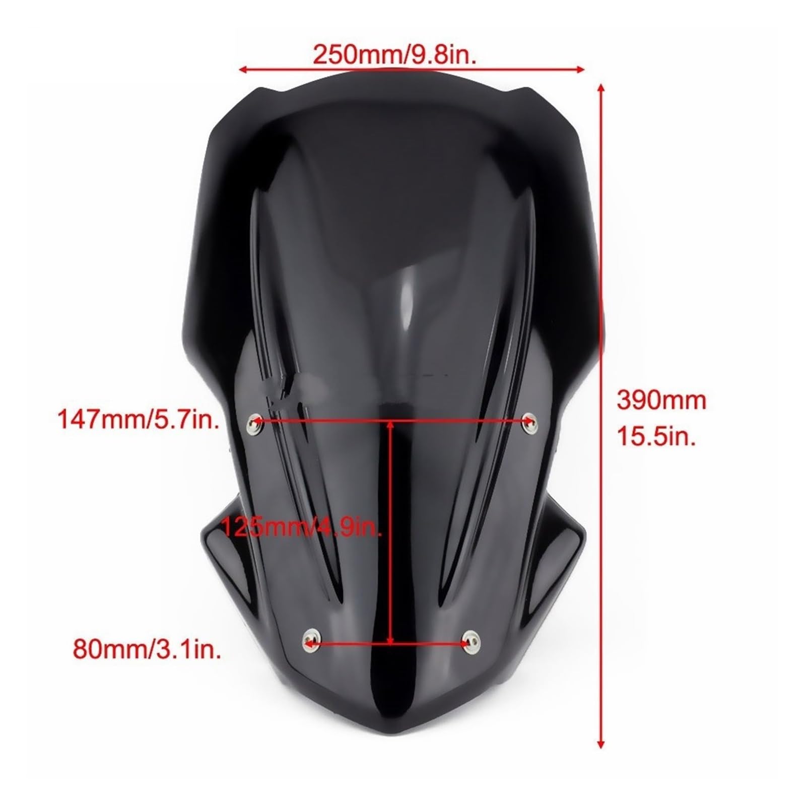 Przednia szyba motocyklowa Pasuje Do Kawasaki Z900 Z 900 2017-2019. Przednia Szyba ABS Airflow. Deflektor Szyby Przedniej Z Uchwytem Montażowym. powietrzadeflektor