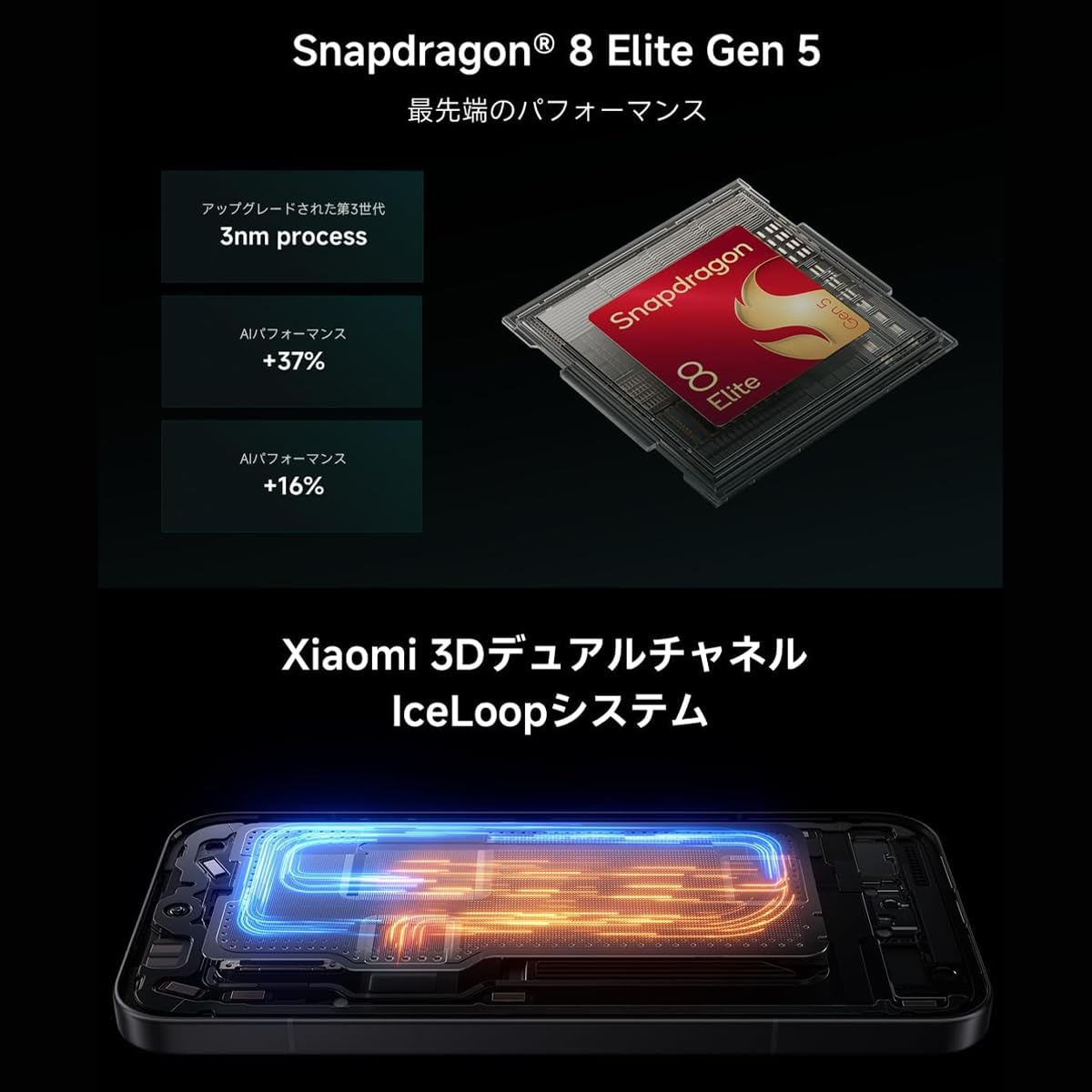 XIAOMI 17 - Smartfon 12+512 GB, soczewki optyczne Leica Summilux, Snapdragon 8 Elite Gen 5, HyperAI, 1 rok dodatkowej, ładowarka nie jest dołączona, czarna (wersja ES) | Czujnik Light Fusion 950, bateria 6330 mAh, platforma mobilna Snapdragon 8 Elite Gen