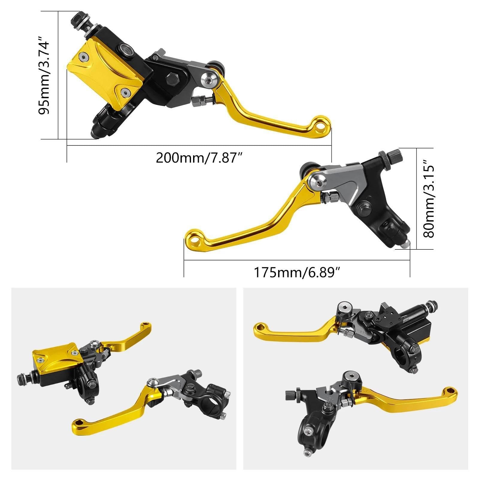 Leva di Frizione Moto Per Suzuki Per DR-Z400S DRZ400SM RM 85 125 250 RMZ 450 RMX 450Z 250S DR250 RS Leva Frizione Freno Cilindro Maestro Kit Serbatoio(H)