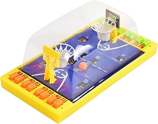 Catapult Basketball Game,Two Players Finger Button Ejection Basketball Game,Fast-paced Training of Finger Flexibility Pinball Toy,Portable Travel Desktop MINI Arcade Basketball Game,11.81x5.91x4.72in