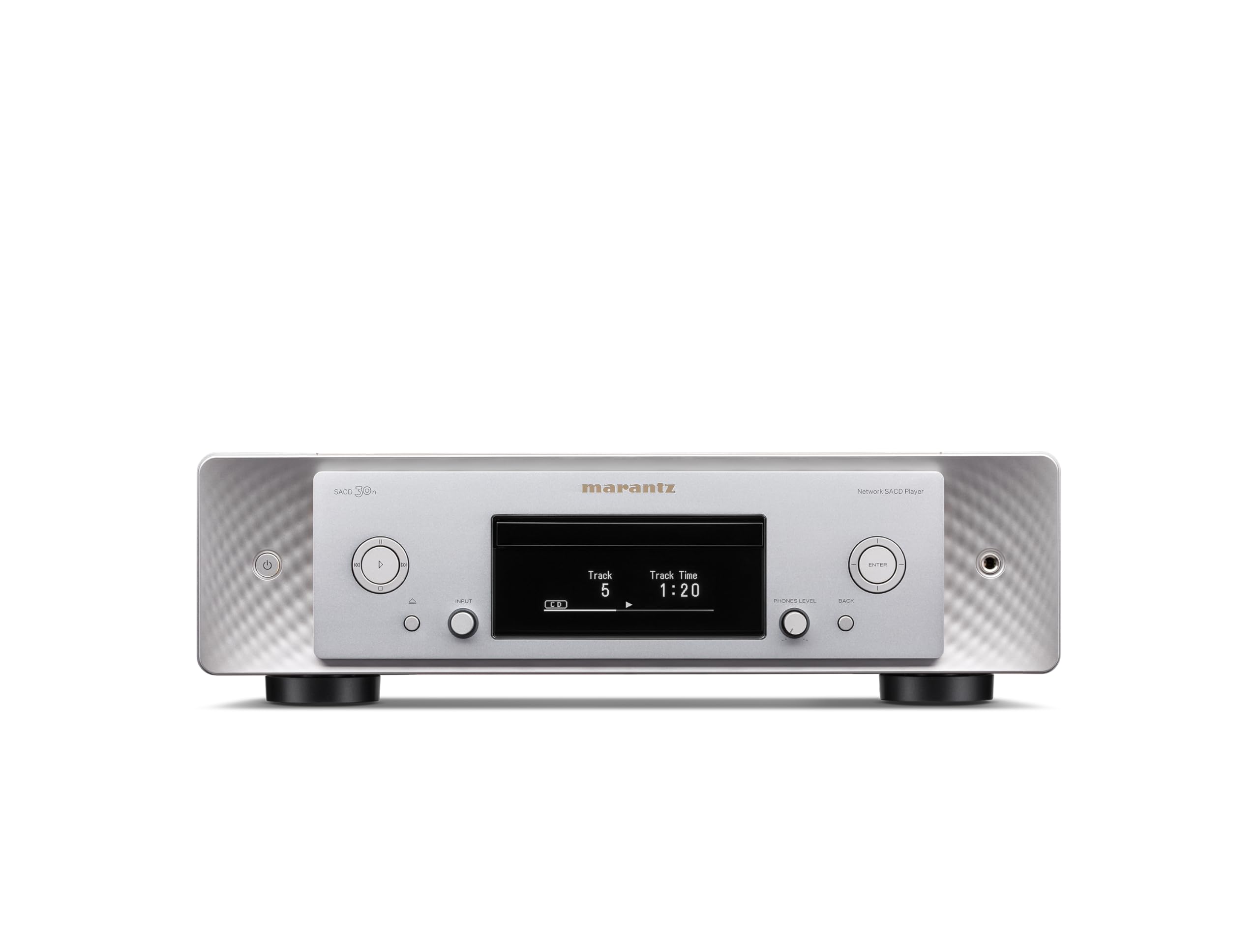 Marantz SACD30NSLG CD Player with Integrated with HEOS Built in(Silver Gold)