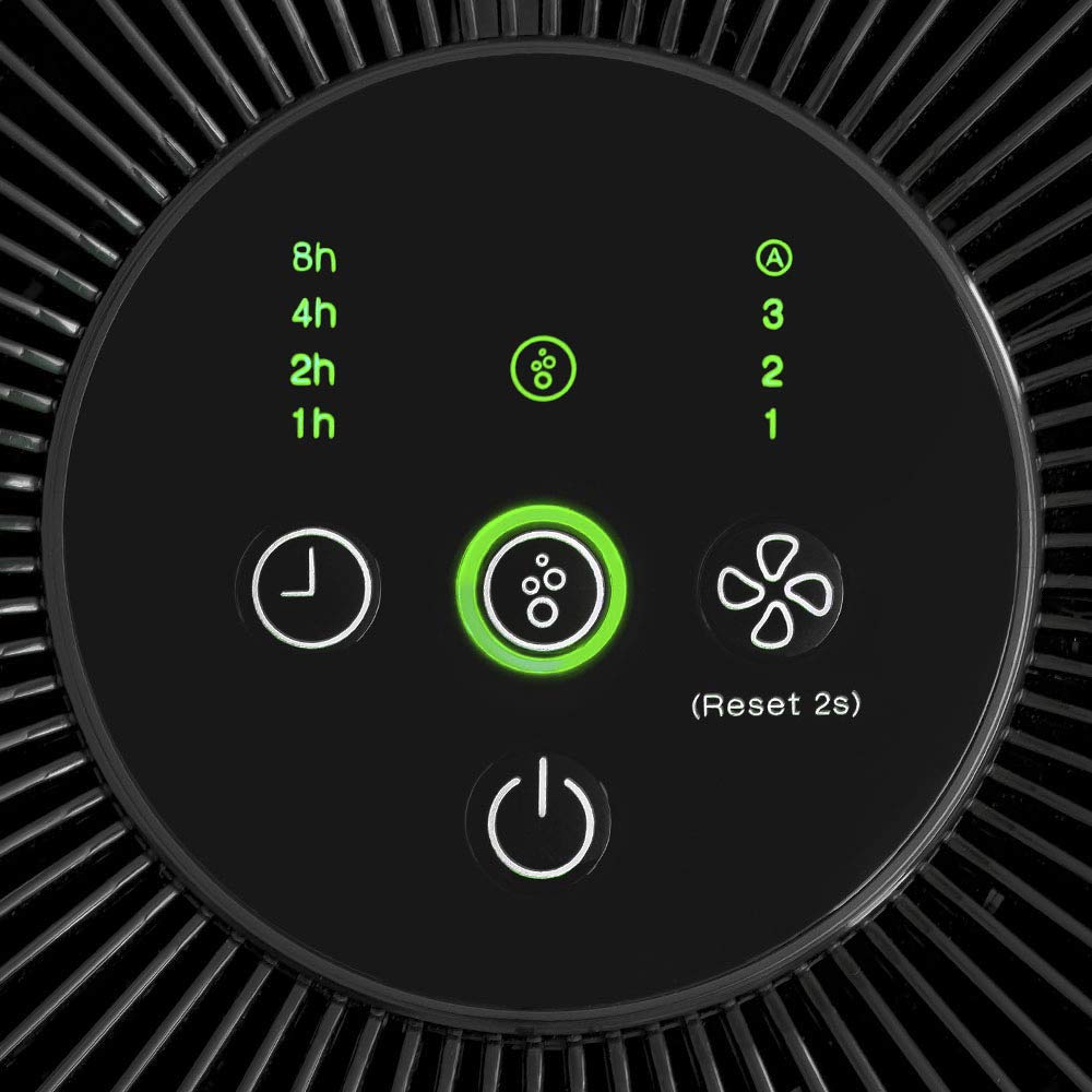 TROTEC Oczyszczacz powietrza AirgoClean® 11 E – filtr HEPA dla alergików – pomieszczenia do 15 m² /38 m³, poziom dmuchawy 3, usuwa 99,97% wszystkich cząstek, nadaje się do palarni, energooszczędny