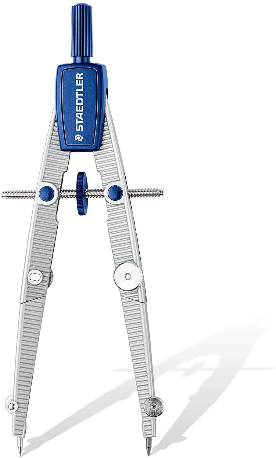 Compás Escolar de Precisión Staedtler 550 (Reemplazo)+ Conjunto con: Escuadra, Cartabón, Regla y Semicírculo, Color Verde (02)