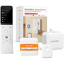 SwitchBot Universal Remote Control with Hub Mini Matter Enabled with Bot and Remote, Control 25 IR/Bluetooth Devices and 10 Scenes, Compatible with TV/AC/SwitchBot BLE Devices