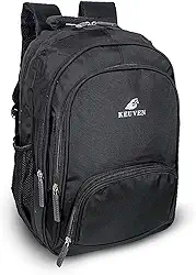 Mochila Escolar Masculina Reforçada Notebook Motociclista (Preto)