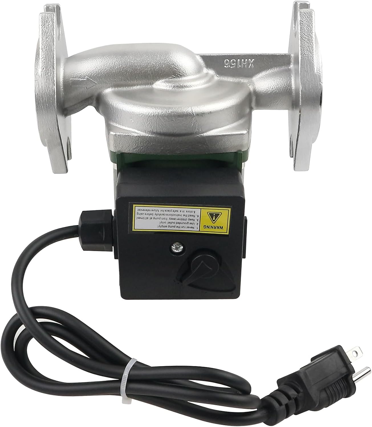 Water Circulator Pump Stainless Steel Compatible with Taco 1/25 HP 115V 60HZ 3250RPM 14GPM 125 Psi Replace 008SF6, 008-SF6