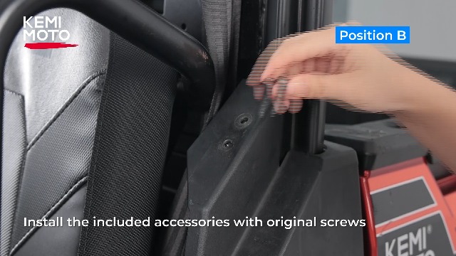 Amazon.com: KEMIMOTO Aluminum Half Door Compatible with Polaris