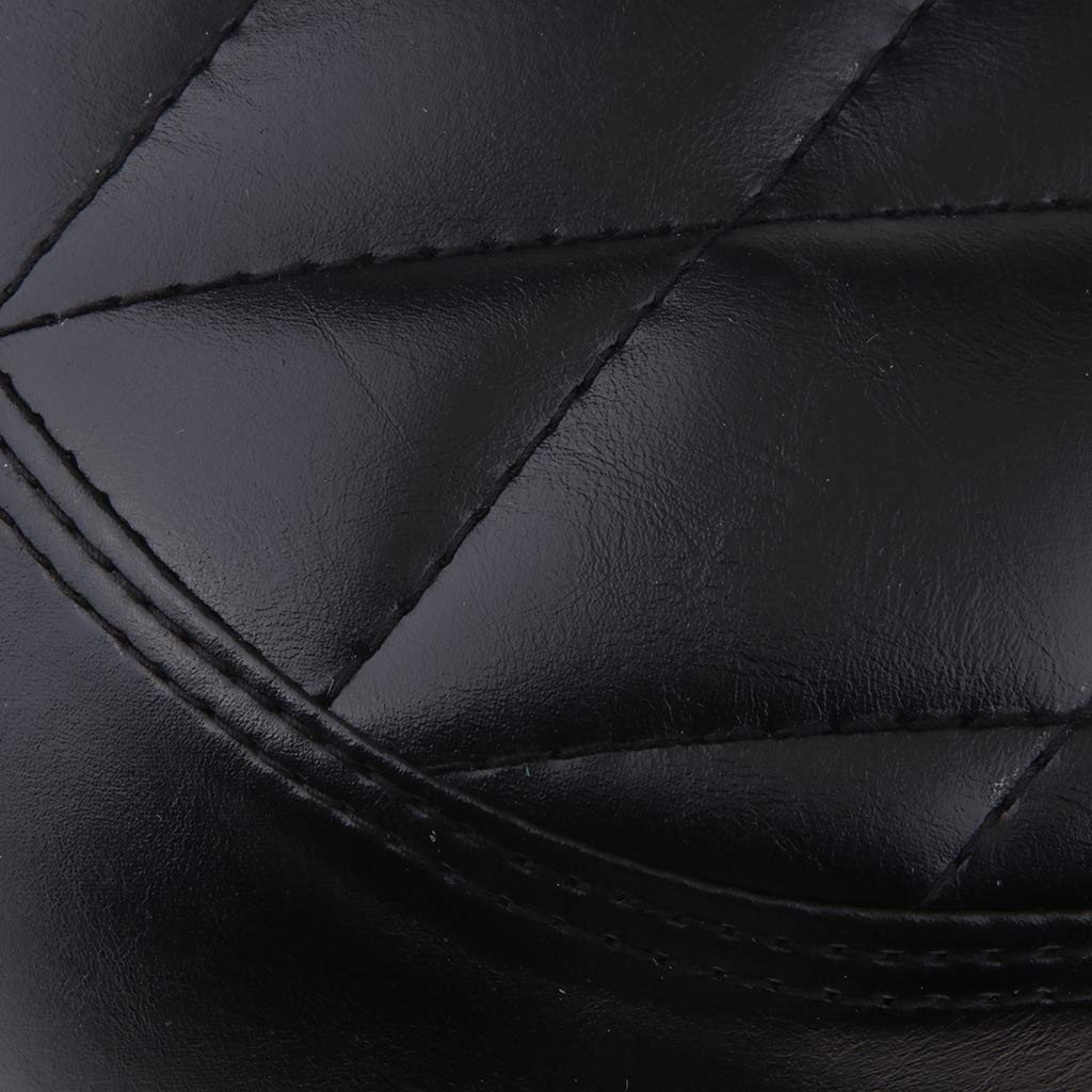 Sella Piatta Nera per Moto Cafe Racer, Lunga 63 Cm / 24,8 Pollici