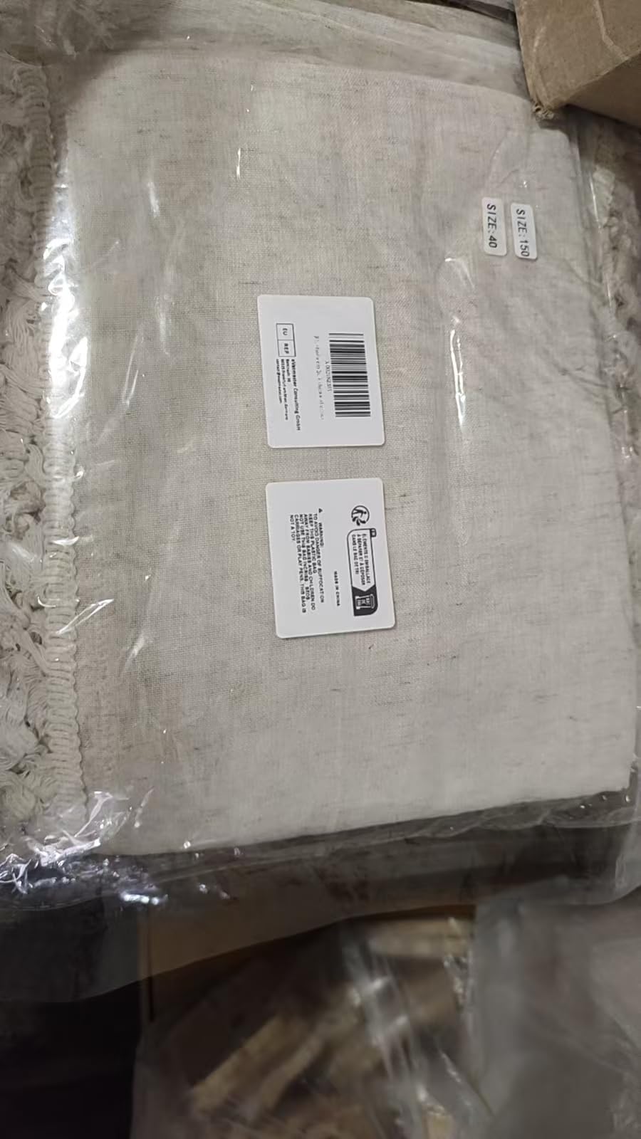 Sheer Lot De 2 Rideaux Brise-Bise Avec Œillets, Transparent, Style