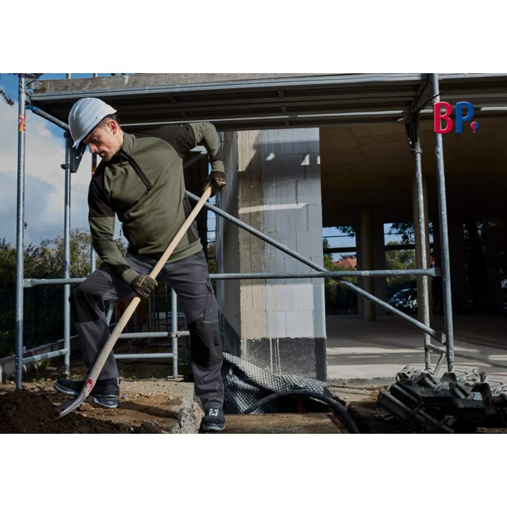 BP 1826-033-0032-44s Arbeitshose für Männer, Höhere Taille am Rücken, 225,00 g/m² Stoffmischung mit Stretch