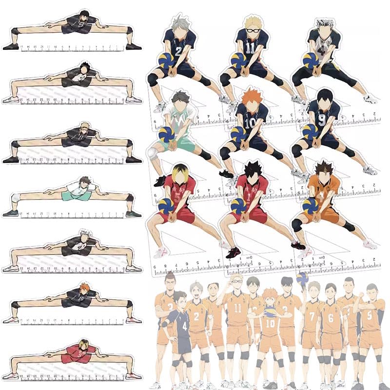 Amazon.co.jp: ハイキュー 定規 アクリル ルーラー 15cm 日向 翔陽