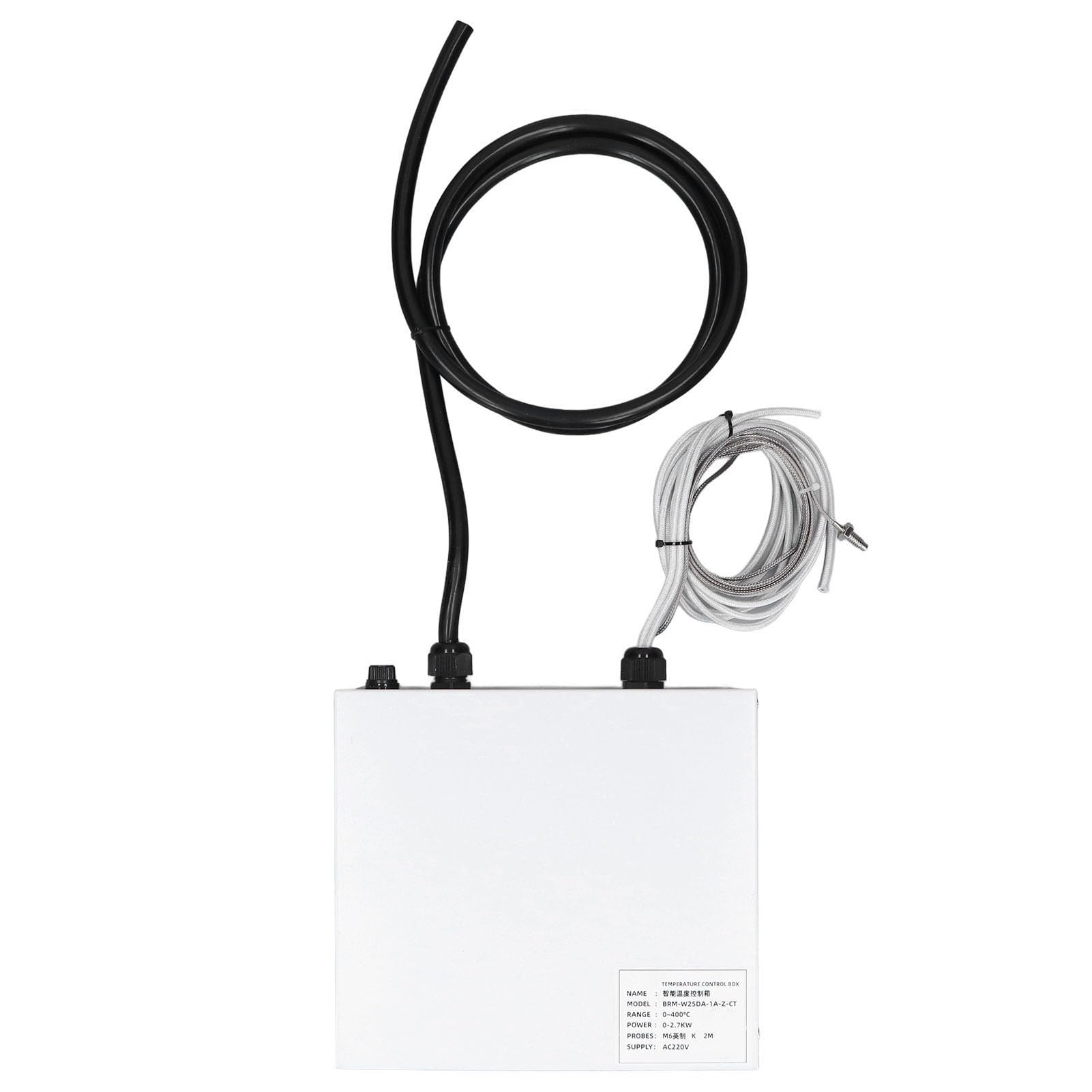 Controlador de Temperatura PID Termostato Digital M6 Control de Temperatura de Alta Precisión para Horno IR Curado UV Maquinaria de Plástico Acero Inoxidable (1 metro)