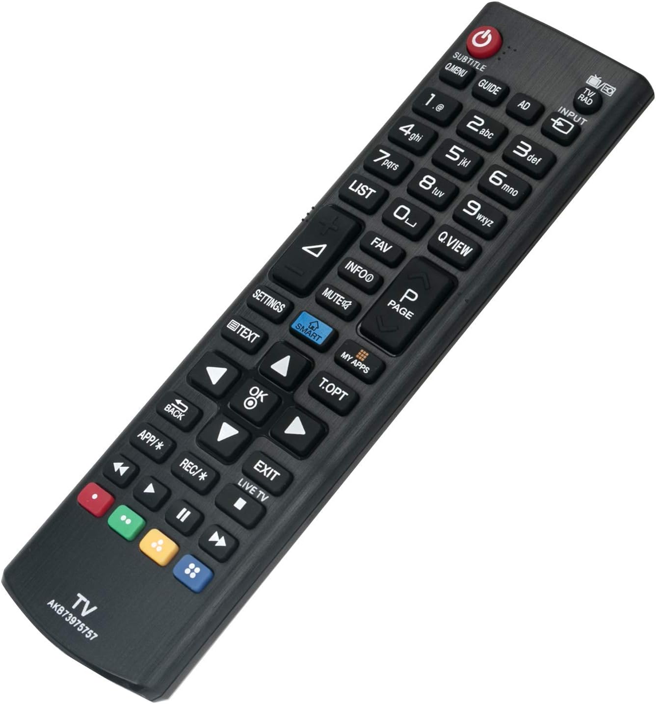 VINABTY AKB73975757 Replace Remote Control For LG TV 32LB570V 32LB580V 39LB570V 42LB570V 42UB820V 49UB820V 55UB820V 50LB5800 50LB580V 55UF695V 55LB610V 50LN5708 50LB5800 50LB582V 55LF580V 55LN5758 - Image 3