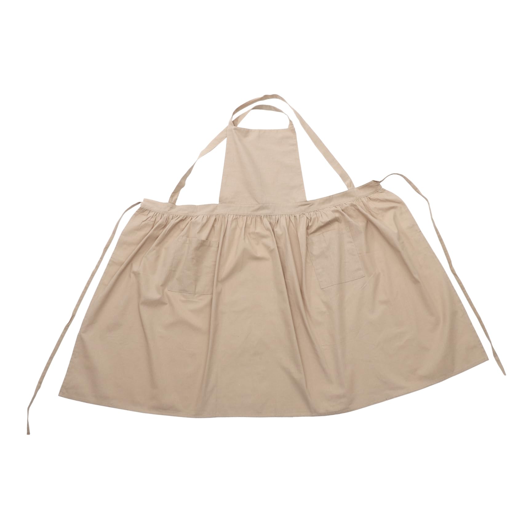Delantal de Cocina de Algodón y Lino, a Prueba de Manchas, Lavable a Máquina, Estilo Sencillo para Cocinar y Tareas de Cocina
