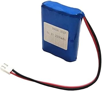 New 11.1v 2200mah 3s1p 18650 Ion, Rechargeable with Ntc PCB and Connector 1PCS