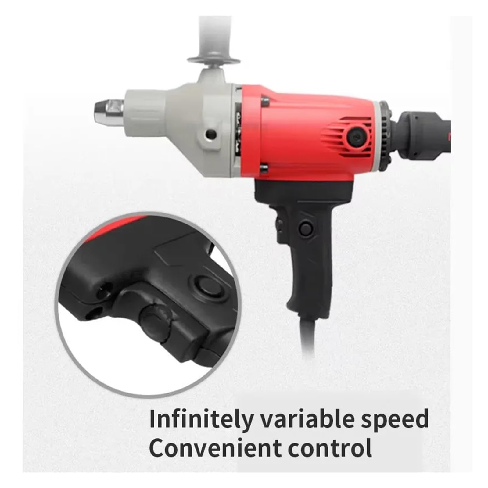 Taladro de agua de diamante, taladro de inniería eléctrica de alta potencia de 1400W, máquina perforadora de pared, cortador de tubos de perforación de agujeros de doble propósito
