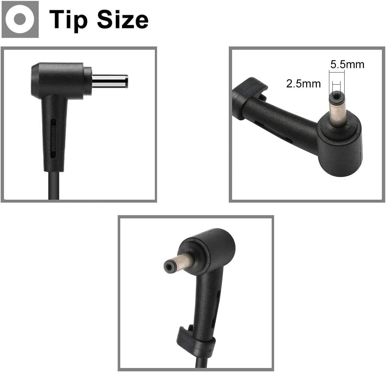 for Asus Monitor Power Cord Asus Rog Strix PG279Q PG279 PG279QZ XG27UQ PG259QN TUF Gaming VG27AQ VG32VQR VG35VQ Vivo AiO V230I V230IC 90W Power Adapter ADP-90LE B ADP-90YD B K55A K55N K501UX