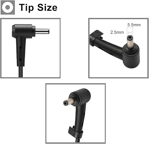 Miniatura 3 de Cargador adaptador de CA de 90 W ADP-90YD B de repuesto para portátil Asus K55A K55N K501UX K53E Q550L U56E A55A K751L A450J A450VC X53E X551M