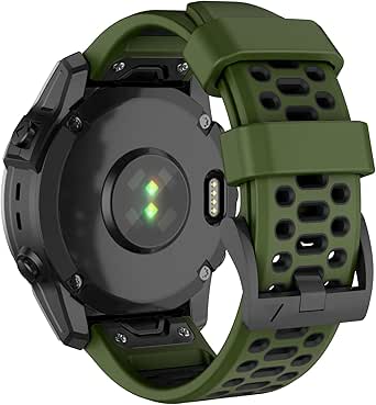 OVERSTEP Bracciale In Silicone Per Garmin Fenix 8 51mm E Modelli 5X/6X/7X, Epix Pro 51mm, Quatix 3 - 2