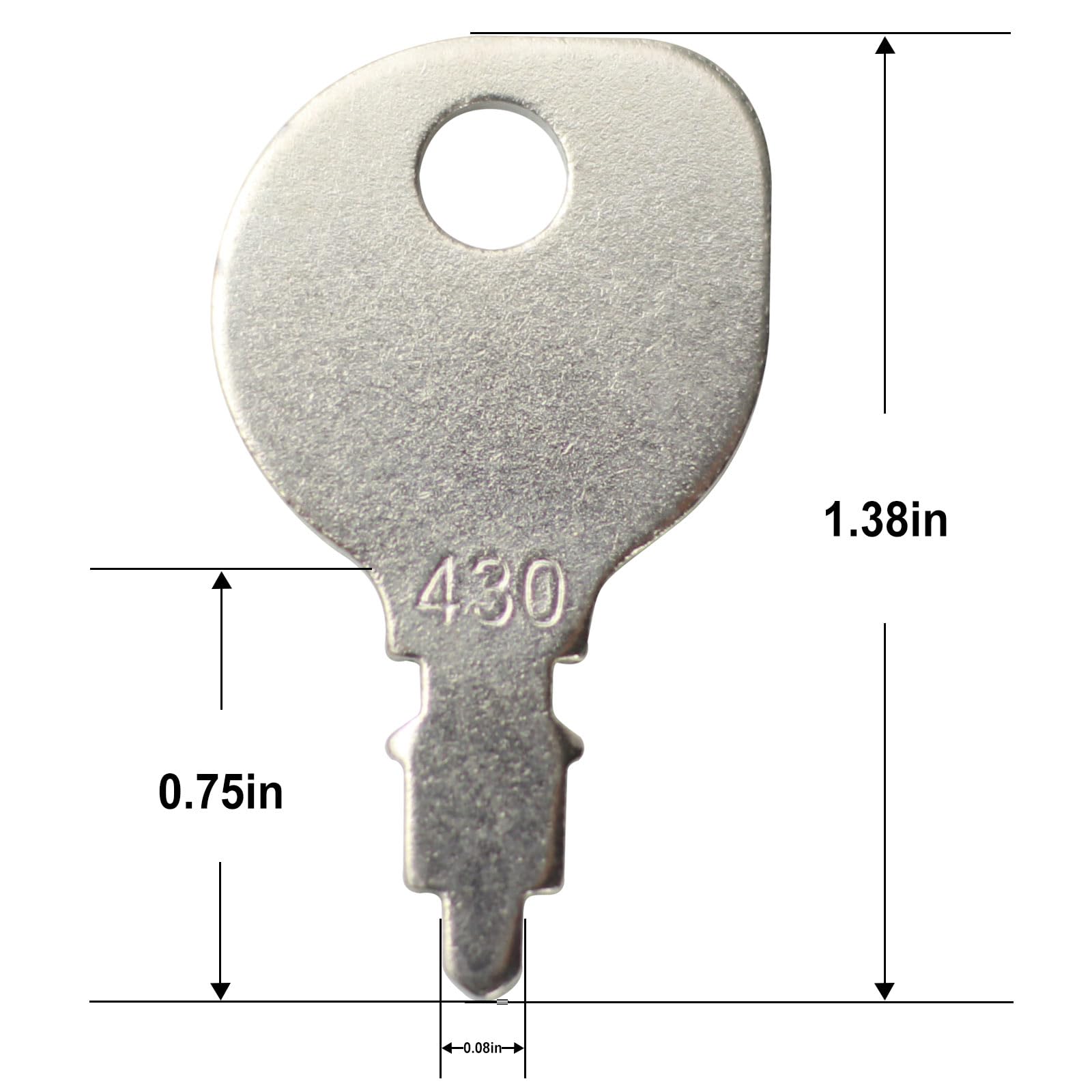 Lawn Mower Key 430 691959 Replacement for Riding Lawnmowers 6 Pack