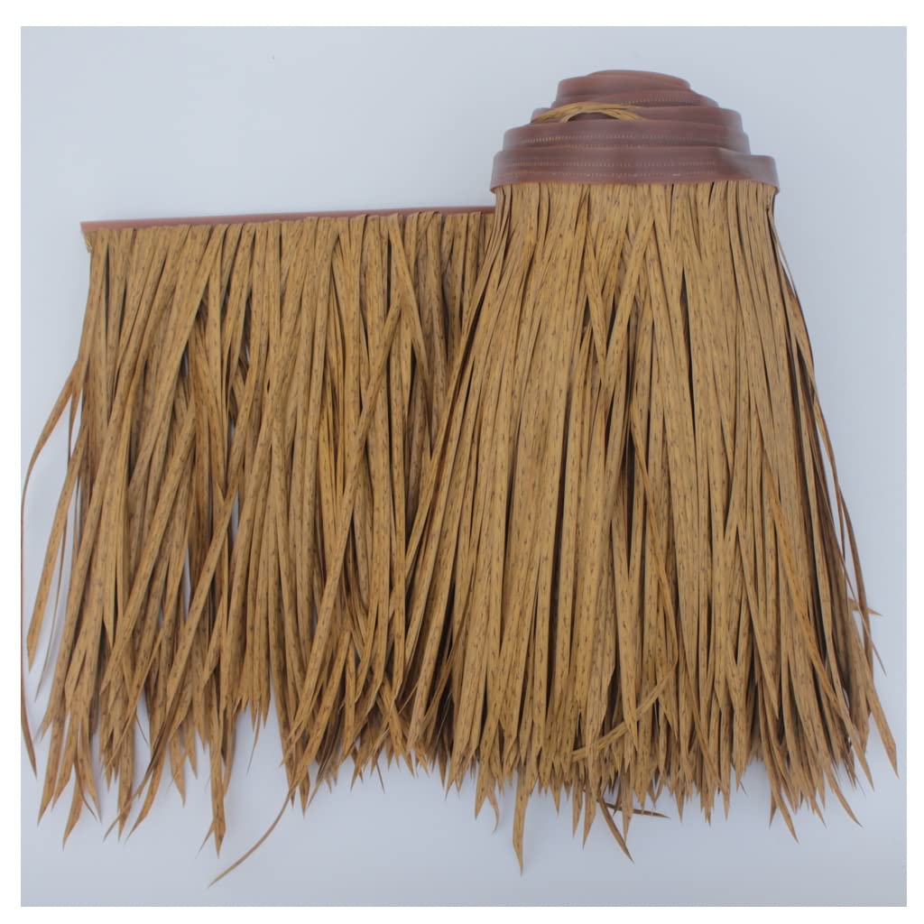 Este Techo de Paja simulado, Paja Artificial, plástico, Aleros de Paja Falsos, casa de Campo, pabellón y Villa, decoración Especial para el Borde del Techo en la terraza, Bar, cabañas (Color