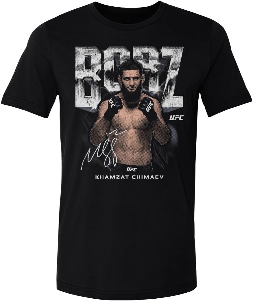Khamzat Chimaev UFC Shirt - Khamzat Chimaev Borz WHT