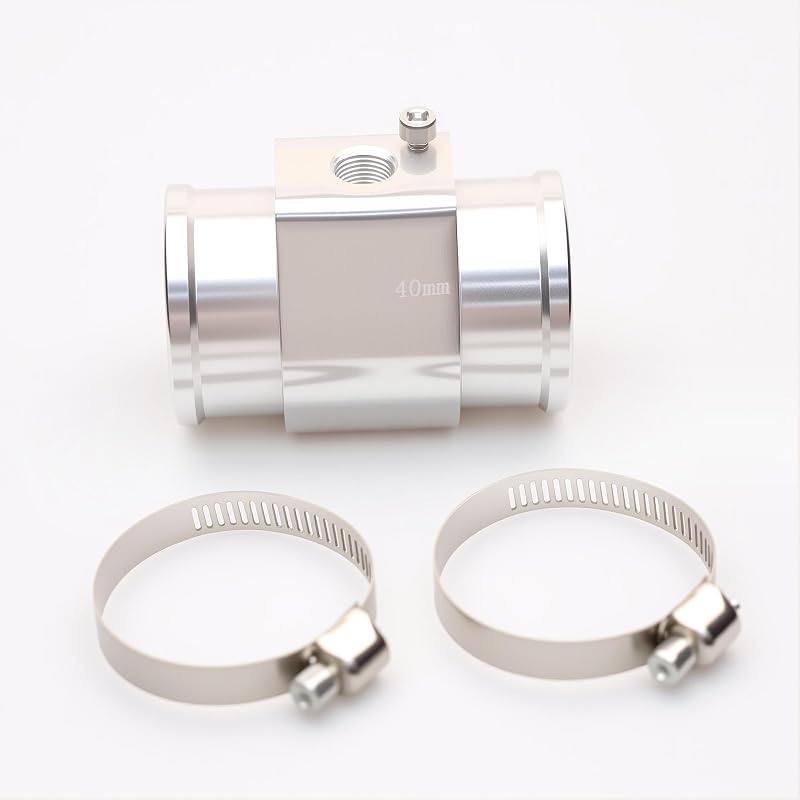 Adaptador de Sensor de Temperatura para Mangueira do Radiador MINGABC em Alumínio com Rosca 1/8" NPT – 40 mm