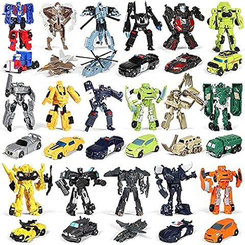 WANSHI 8cm/3.2inch bumble-bee trans-former, Baby Heroes Rescue Bots Toys, Robots And Vehicles Action Figures For Child (17 Pack) Cover