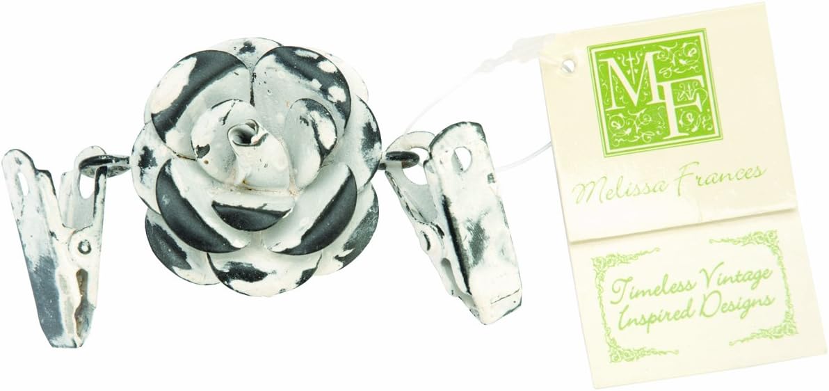 Melissa Frances Double Clip Decorative Hangers, Flower
