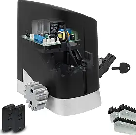 Kit Motor Portão Eletrônico Dz Ppa Jet Flex 3m Cremalheira 1/4 Ultra Rápido- Bivolt