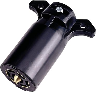 TOWSMART 7-Way Trailer Light Wiring Connector - Trailer End