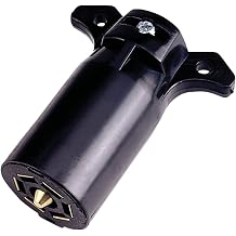 TOWSMART 7-Way Trailer Light Wiring Connector - Trailer End