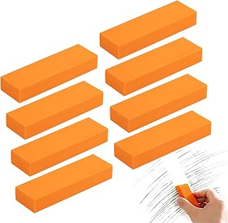 8PCS Stainless Steel Scratch Eraser,Sink Stain Scratch Remover,Kitchen Magic Cleaning Eraser,Stainless Steel Stain Remover,Multifunctional Stains Cleaning Eraser for Pots Kettles Faucets
