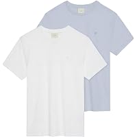 Calvin Klein T-Shirt Slim da Uomo in Cotone Elasticizzato, 2 Pezzi