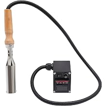 1.4inch Electric Branding Iron, 300W Adjustable Temperature Digital Display Metal Branding Iron, Portable Electric Branding Iron for Leather, Plastic, Paper, Cake, Wood