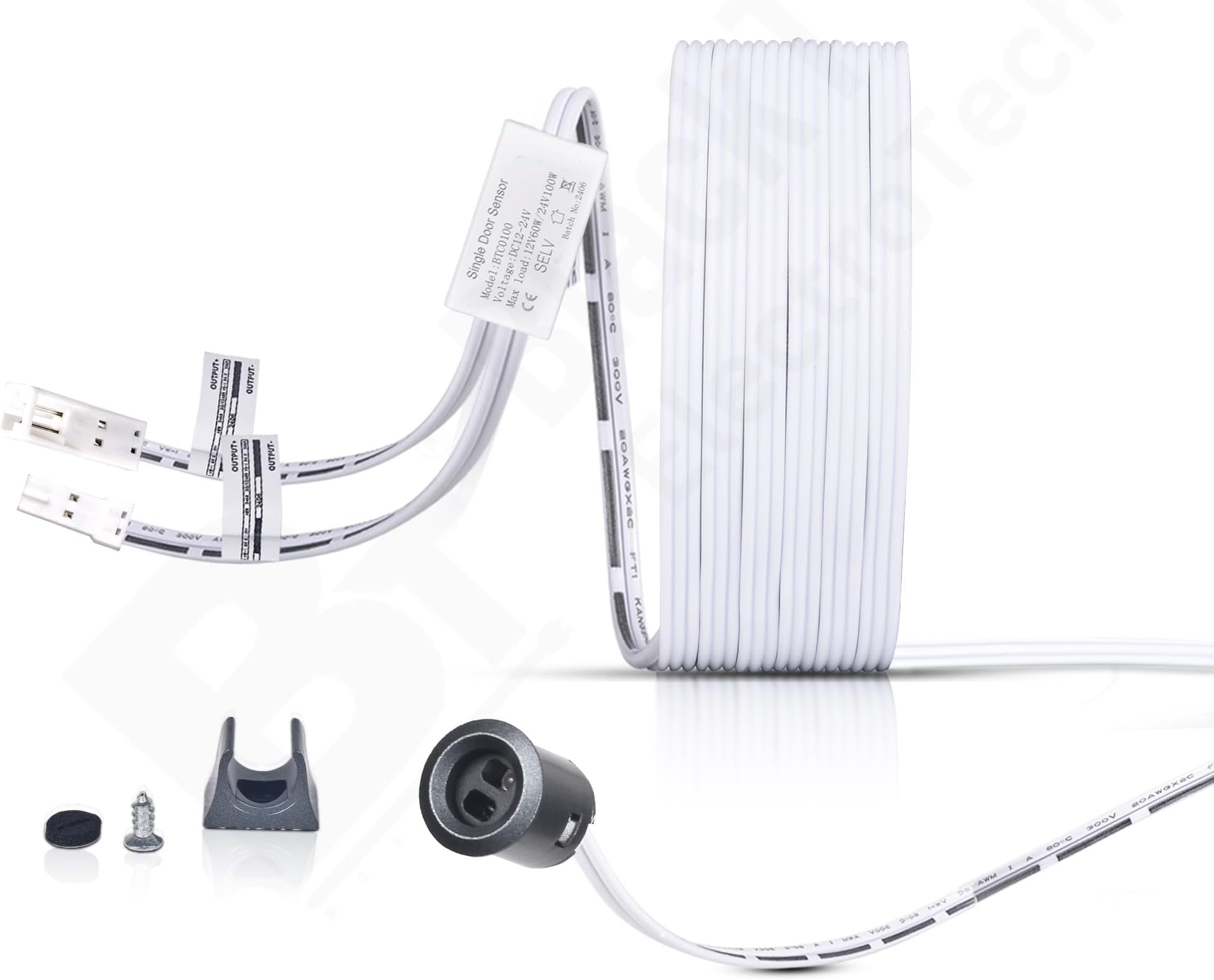 BT02DC 12/24 DC IR Sensor for Single Door Cabinet, Closet, Wardrobe - Automatic Opening and Closing (SingleDoor)